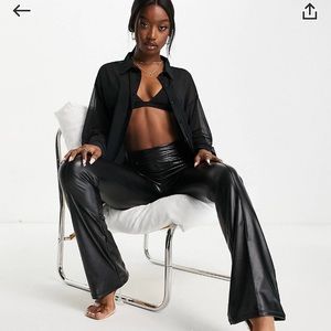 Oversized mesh shirt